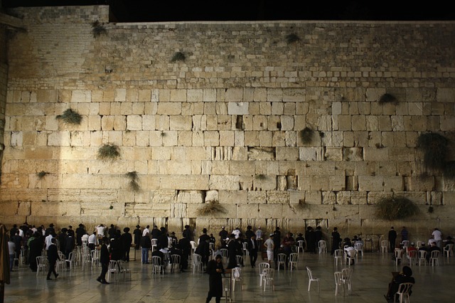 Jerusalem Wall Stone Old Ancient Israel Prayer
